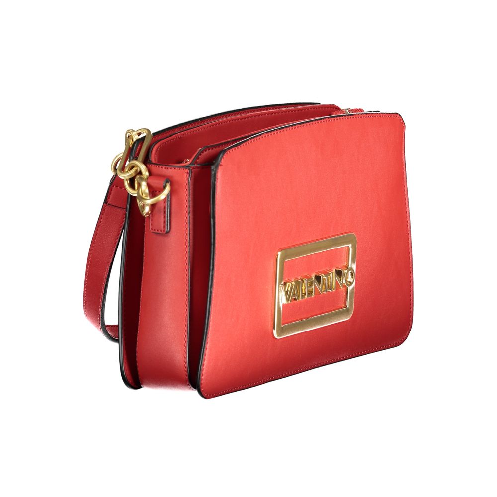 Mario Valentino Rosso Polyurethane Women Handbag - ClickThatClicks 