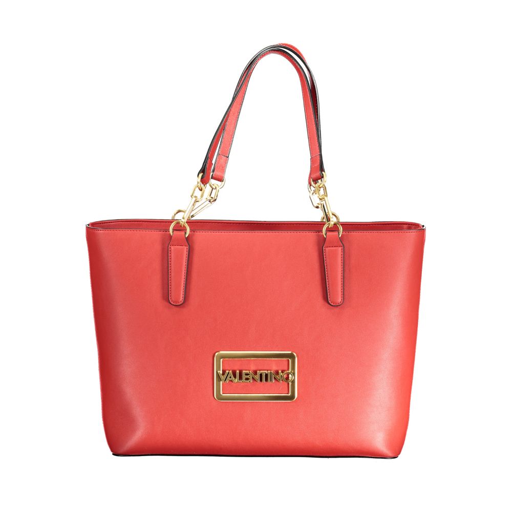 Mario Valentino Rosso Polyurethane Women Handbag - ClickThatClicks 