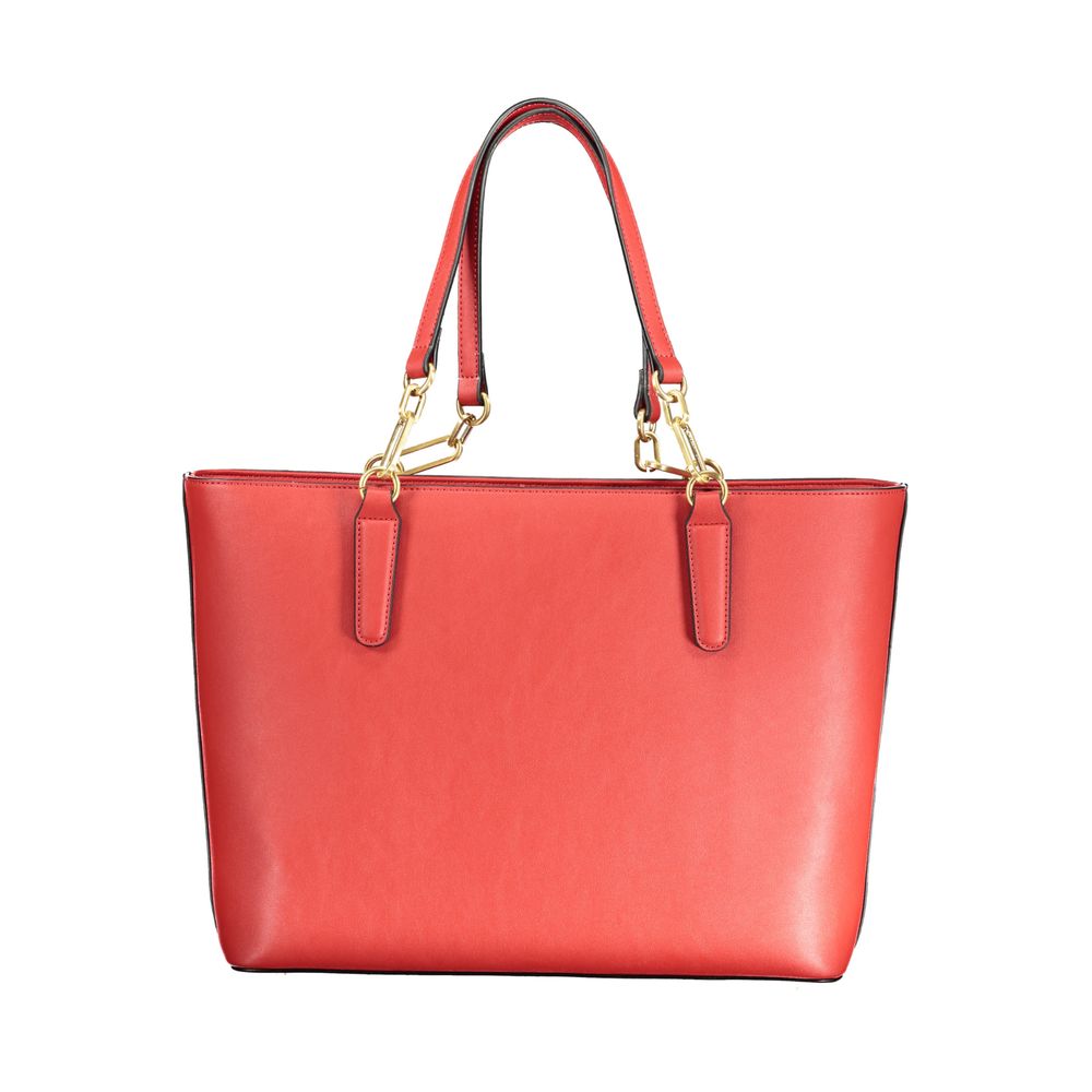 Mario Valentino Rosso Polyurethane Women Handbag - ClickThatClicks 