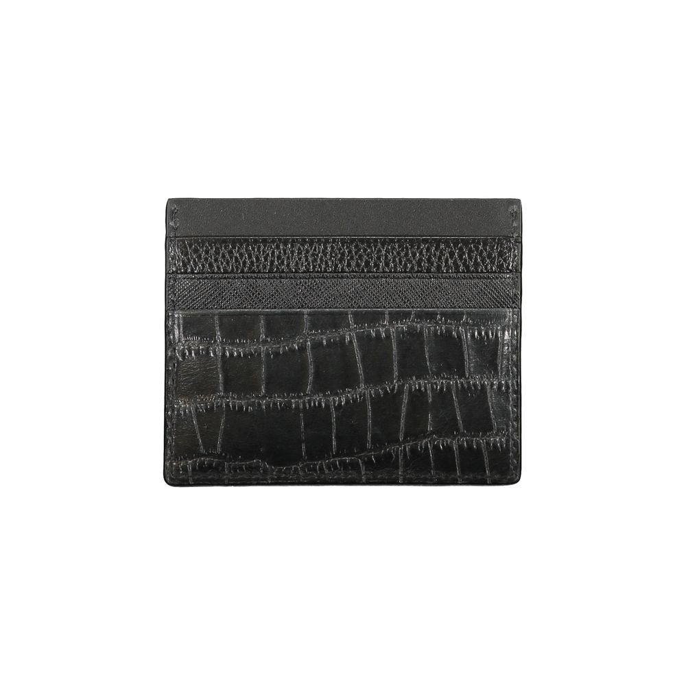 Tommy Hilfiger Black Leather Mens Wallet - ClickThatClicks 