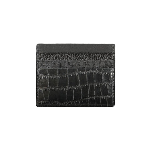 Tommy Hilfiger Black Leather Mens Wallet - ClickThatClicks 
