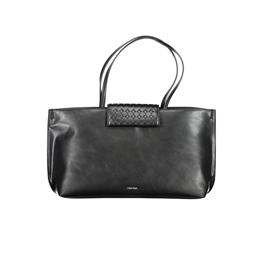 Calvin Klein Black Polyester Women Handbag - ClickThatClicks 