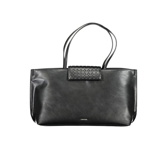 Calvin Klein Black Polyester Women Handbag - ClickThatClicks 