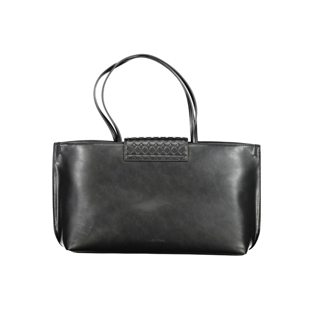 Calvin Klein Black Polyester Women Handbag - ClickThatClicks 