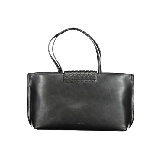 Calvin Klein Black Polyester Women Handbag - ClickThatClicks 