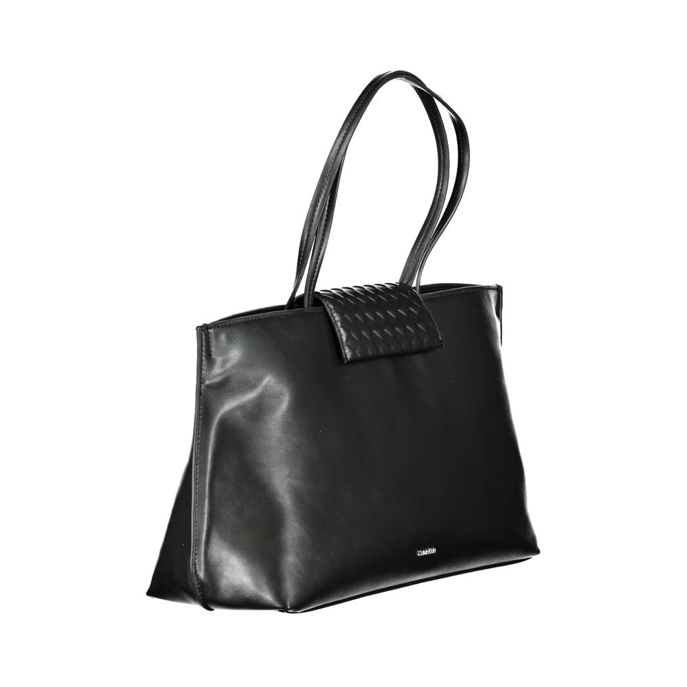 Calvin Klein Black Polyester Women Handbag - ClickThatClicks 