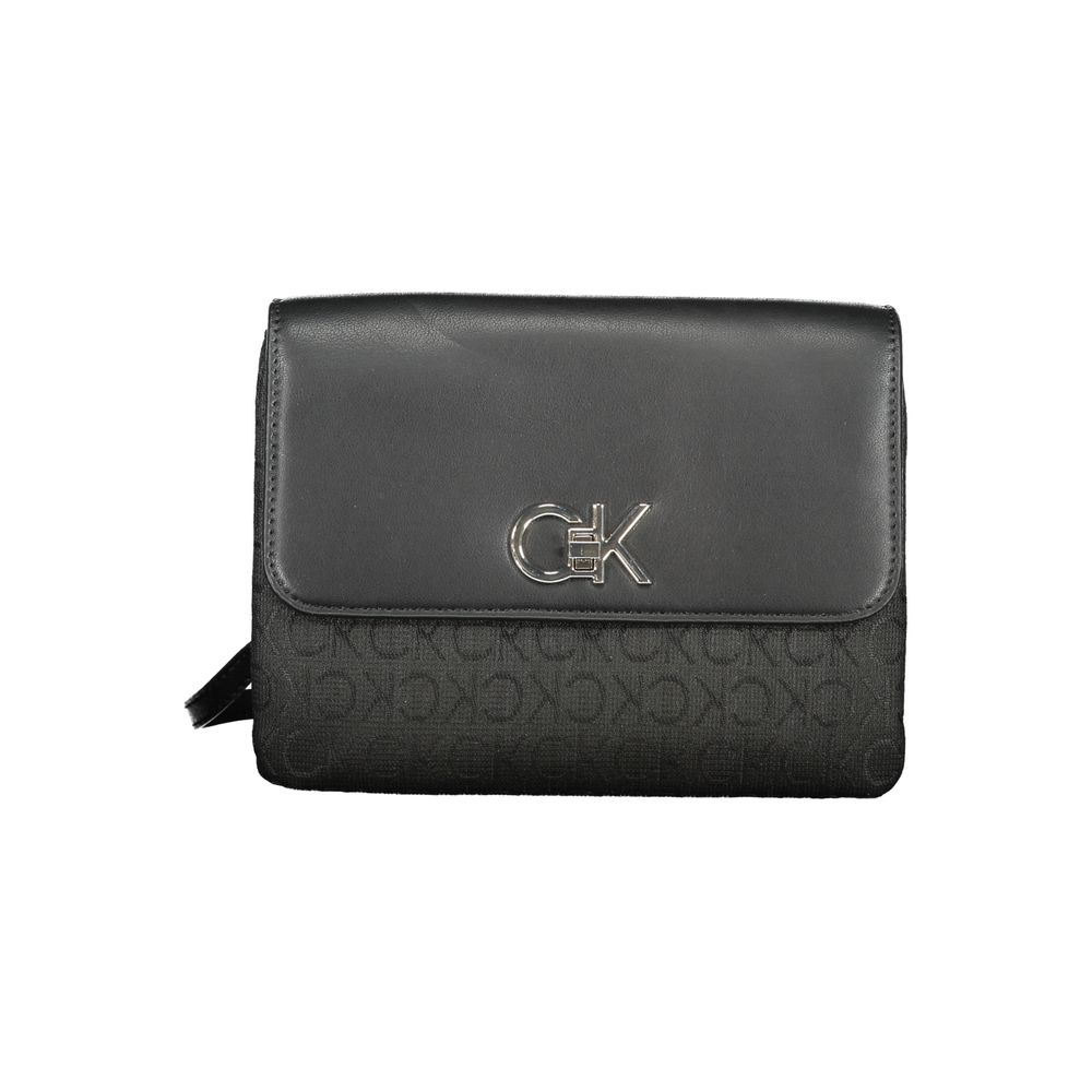 Calvin Klein Black Polyester Women Handbag - ClickThatClicks 