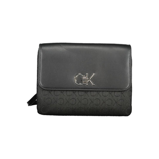 Calvin Klein Black Polyester Women Handbag - ClickThatClicks 