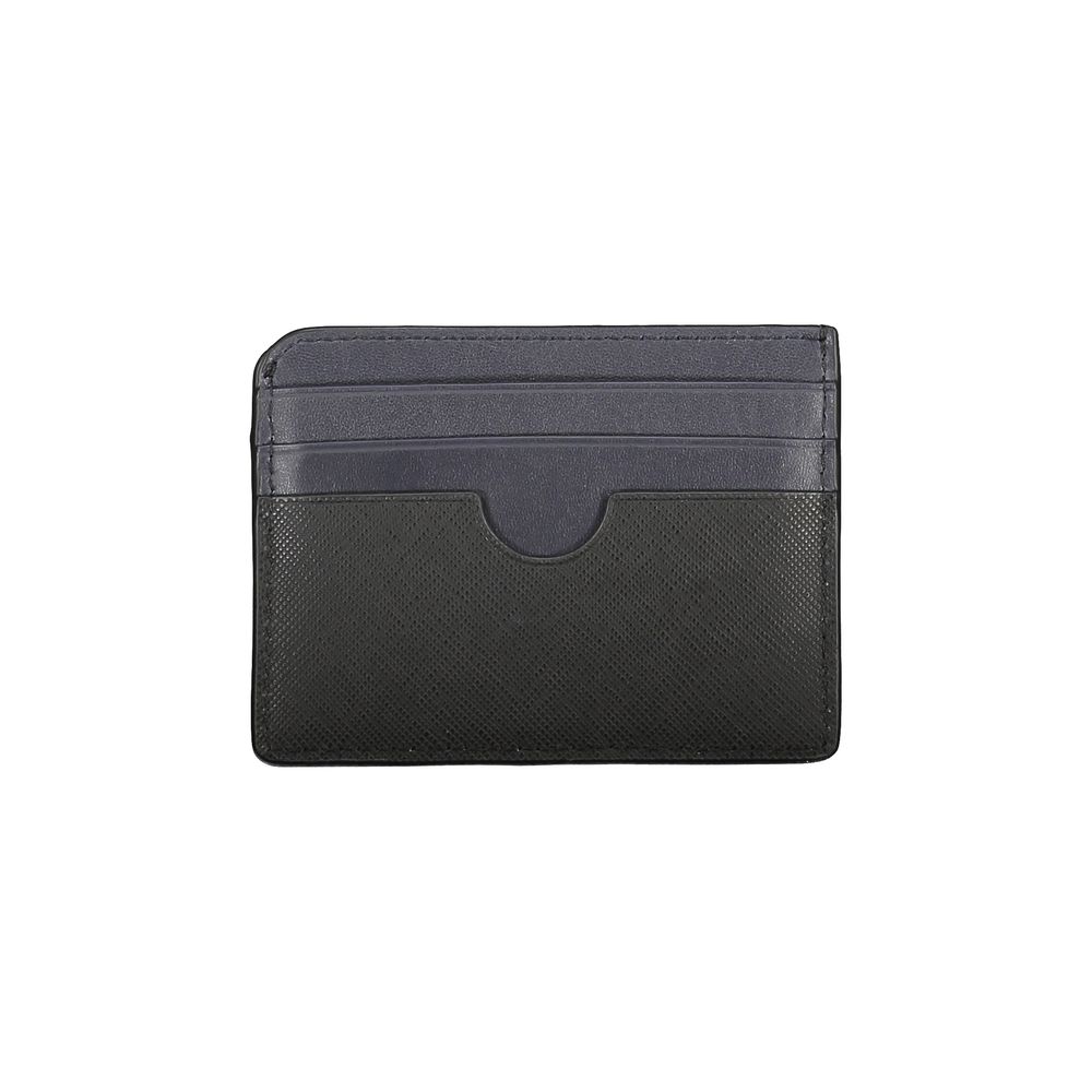 Tommy Hilfiger Black Leather Men Wallet - ClickThatClicks 