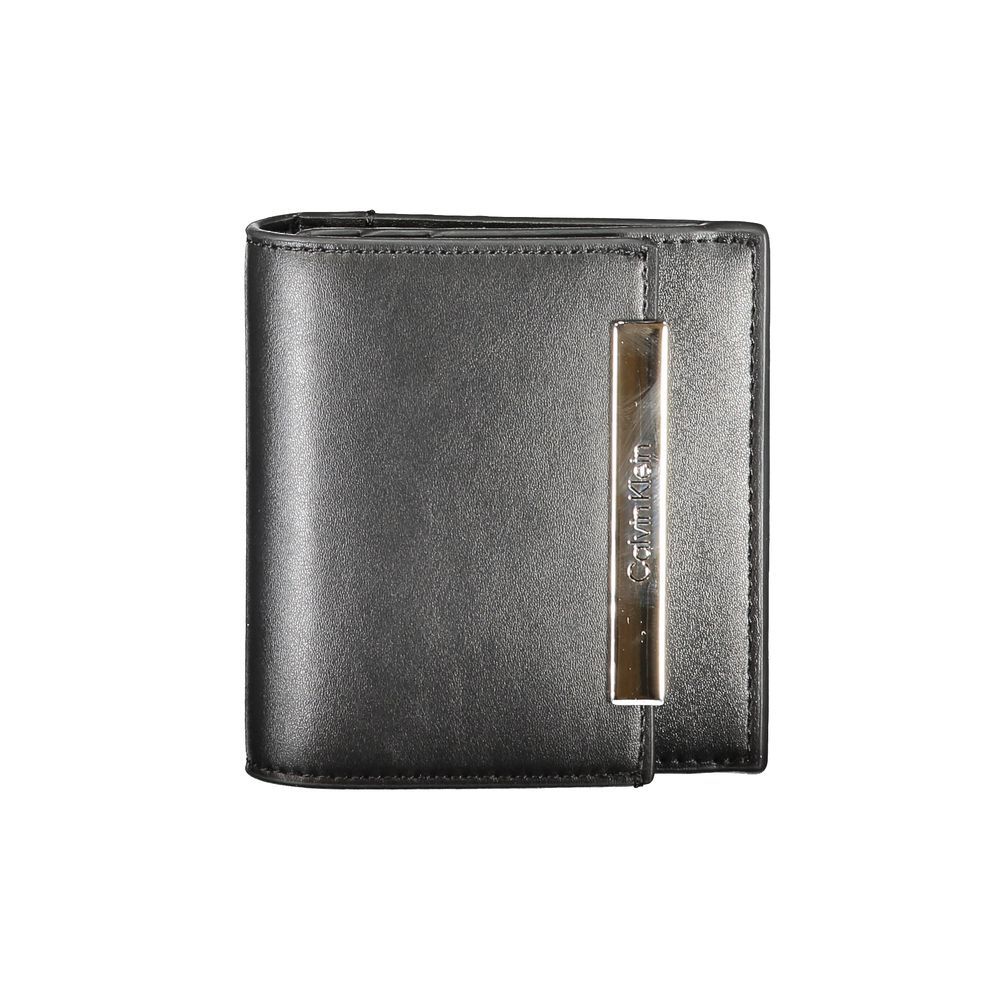 Calvin Klein Black Polyurethane Women Wallet - ClickThatClicks 