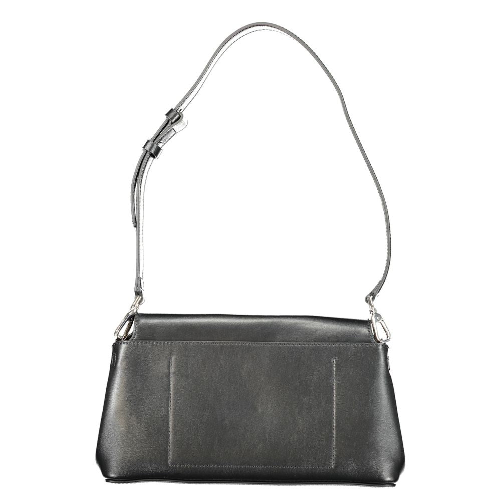 Calvin Klein Nero Polyurethane Women Shoulder Bag - ClickThatClicks 