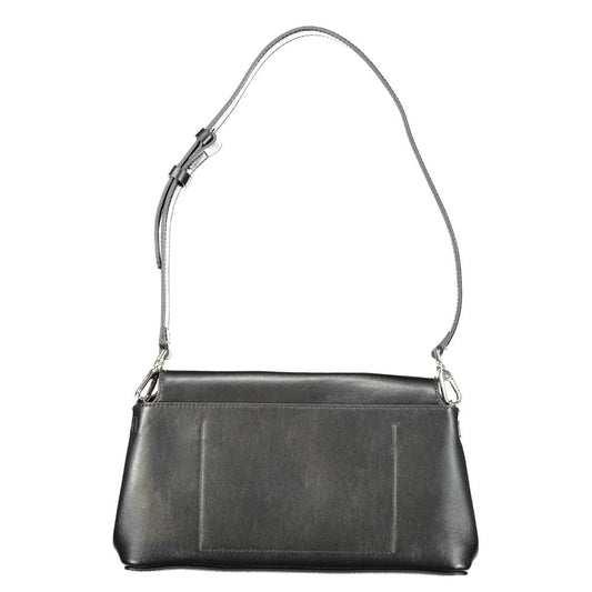 Calvin Klein Nero Polyurethane Women Shoulder Bag - ClickThatClicks 