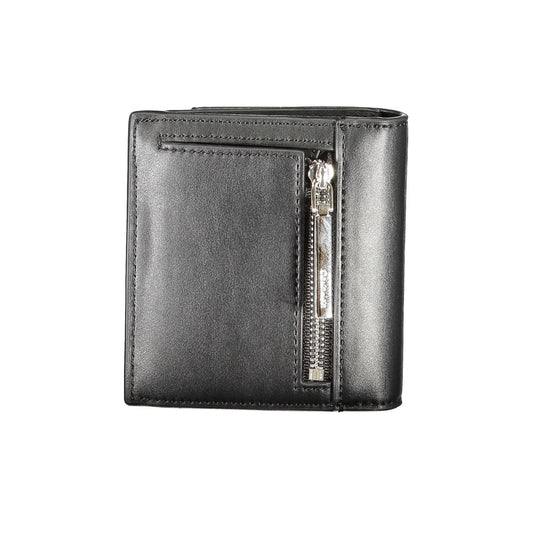 Calvin Klein Black Polyurethane Women Wallet - ClickThatClicks 