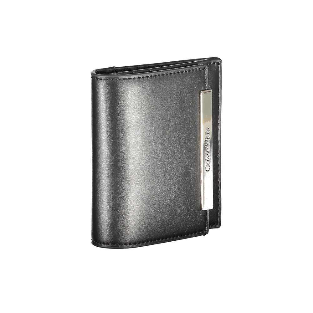 Calvin Klein Black Polyurethane Women Wallet - ClickThatClicks 