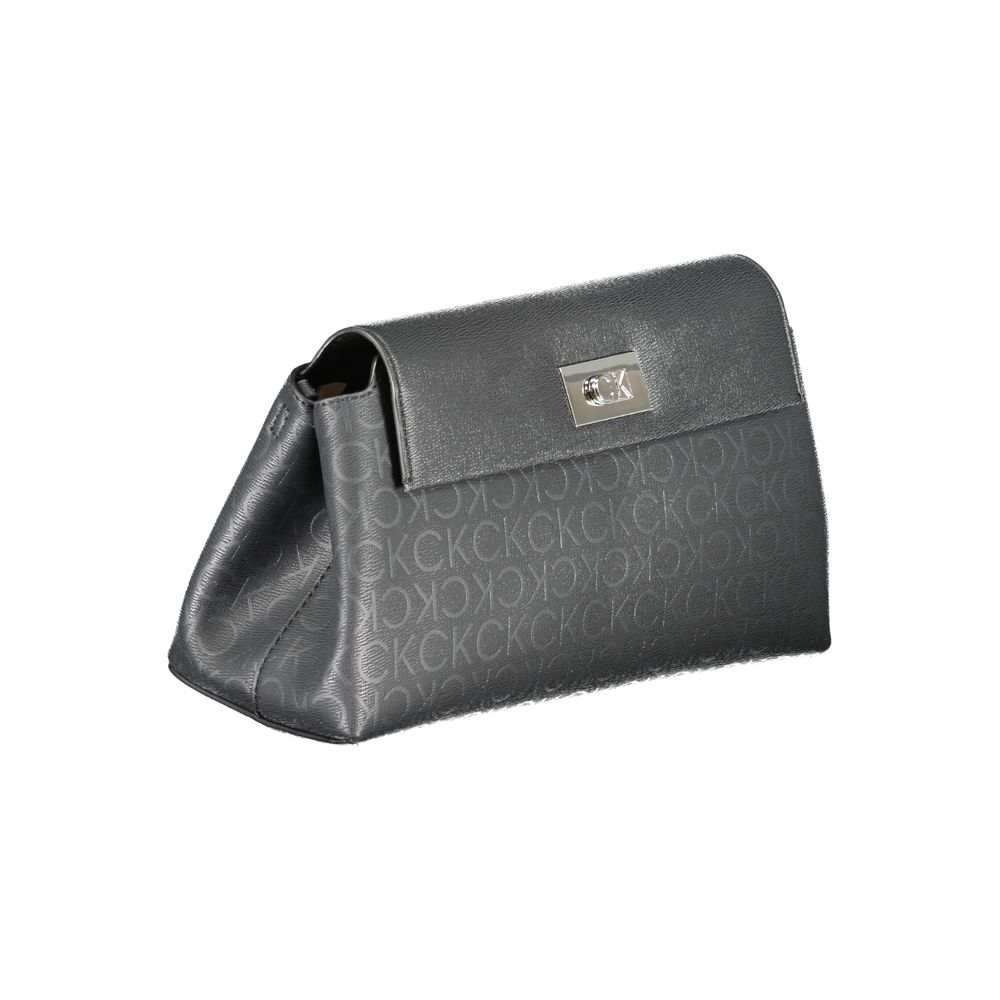 Calvin Klein Black Polyester Women's Shoulder Bag - ClickThatClicks 
