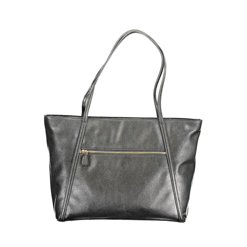 Guess Jeans Black Polyurethane Women Handbag - ClickThatClicks 