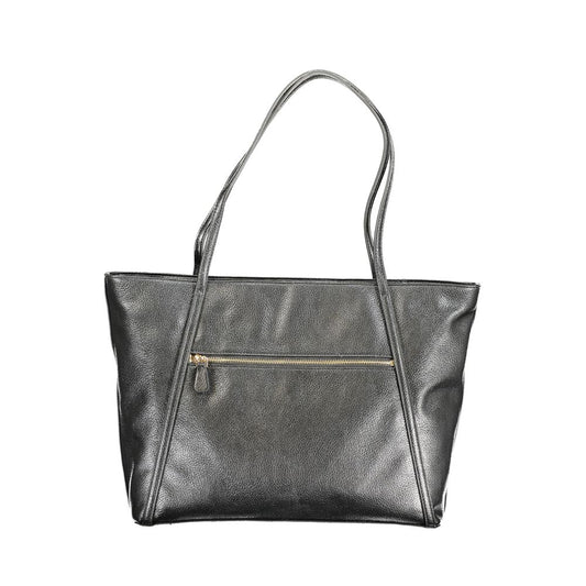 Guess Jeans Black Polyurethane Women Handbag - ClickThatClicks 