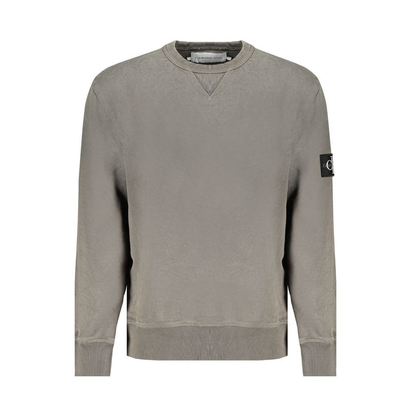 Calvin Klein Green Cotton Men Sweater