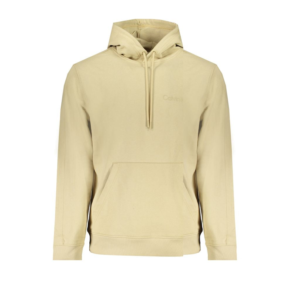 Calvin Klein Beige Cotton Men Sweatshirt - ClickThatClicks 