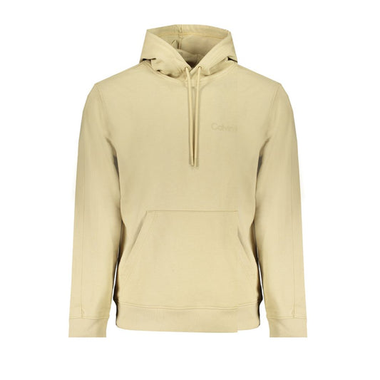 Calvin Klein Beige Cotton Men Sweatshirt - ClickThatClicks 