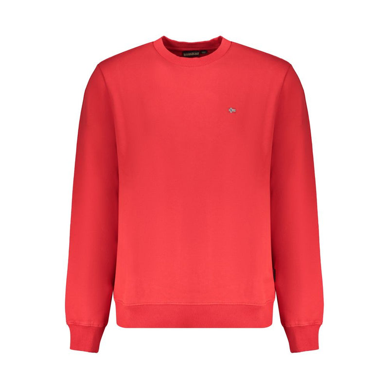 Napapijri Red Organic Cotton Men Sweater