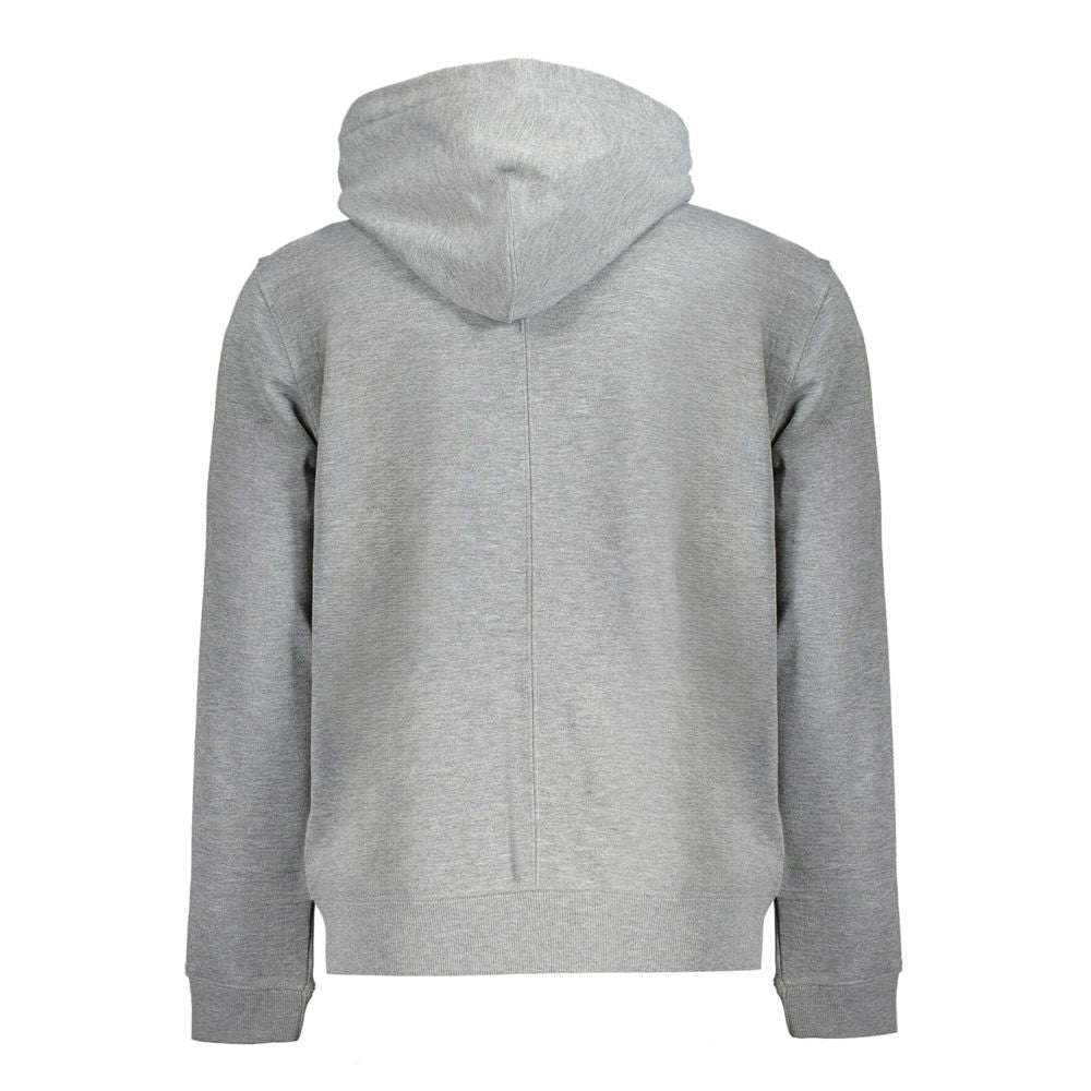 Calvin Klein Grigio Polyester Men's Hoodie - ClickThatClicks 