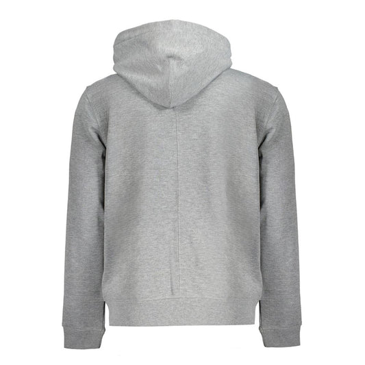 Calvin Klein Grigio Polyester Men's Hoodie - ClickThatClicks 