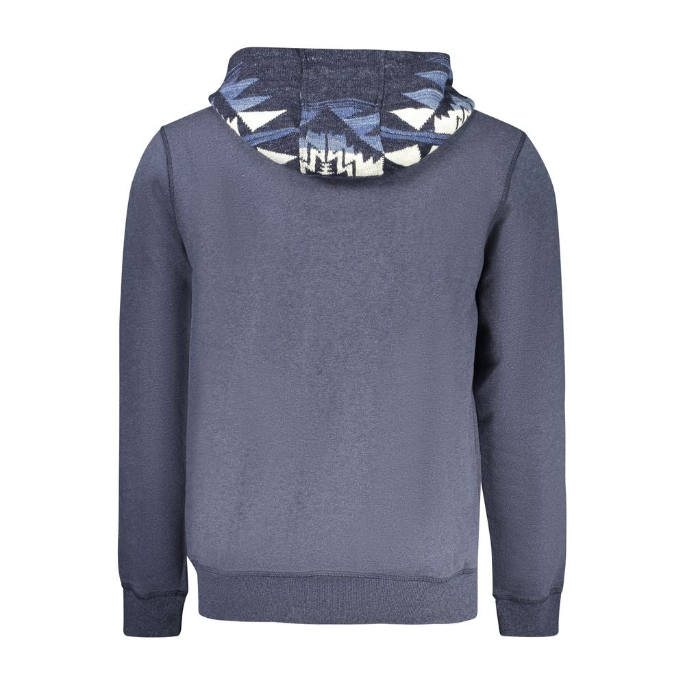 Guess Jeans Blue Cotton Men's Hoodie - ClickThatClicks 