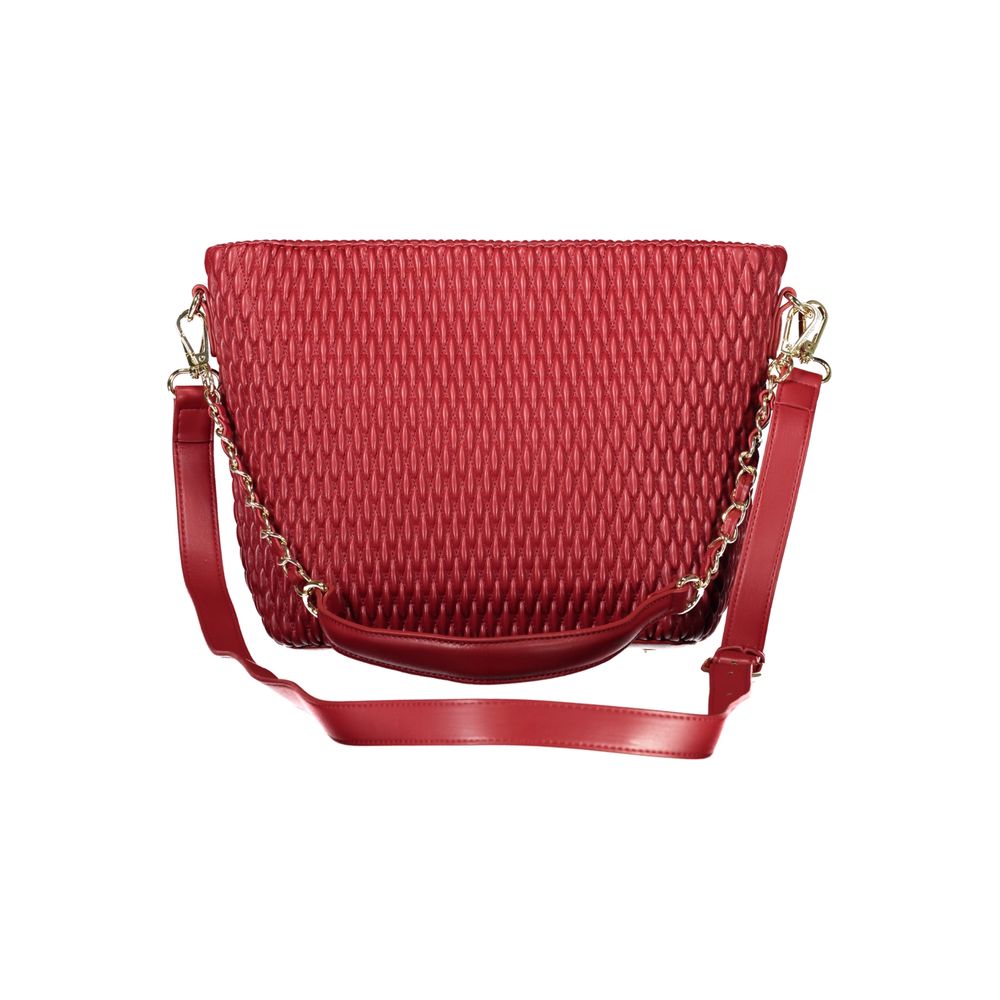 Mario Valentino Rosso Polyurethane Women Handbag - ClickThatClicks 
