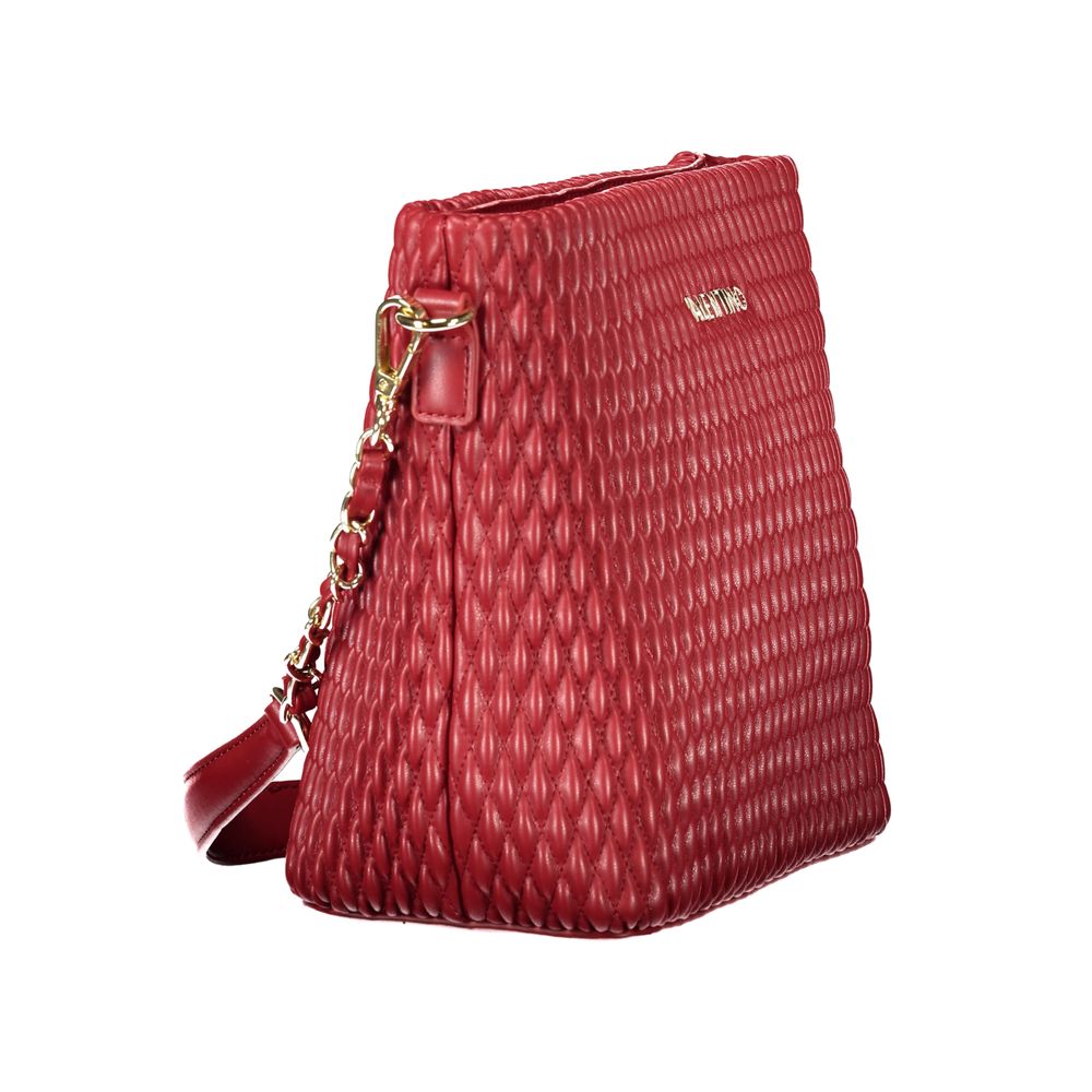 Mario Valentino Rosso Polyurethane Women Handbag - ClickThatClicks 