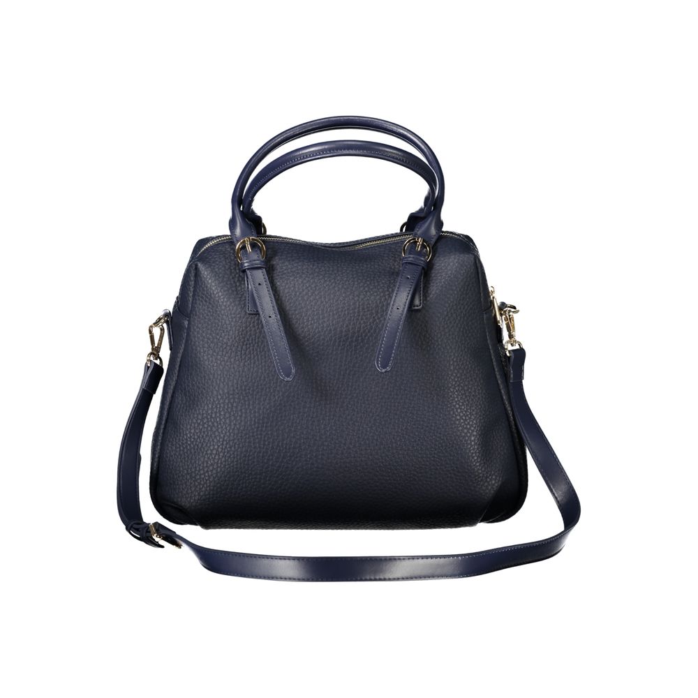 Mario Valentino Blue Polyurethane Women Handbag - ClickThatClicks 