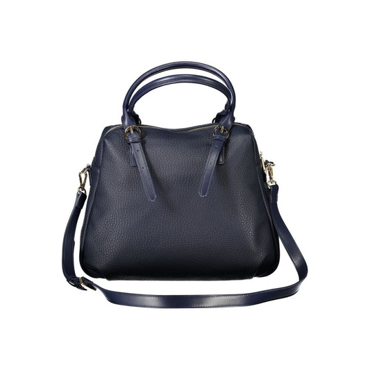 Mario Valentino Blue Polyurethane Women Handbag - ClickThatClicks 
