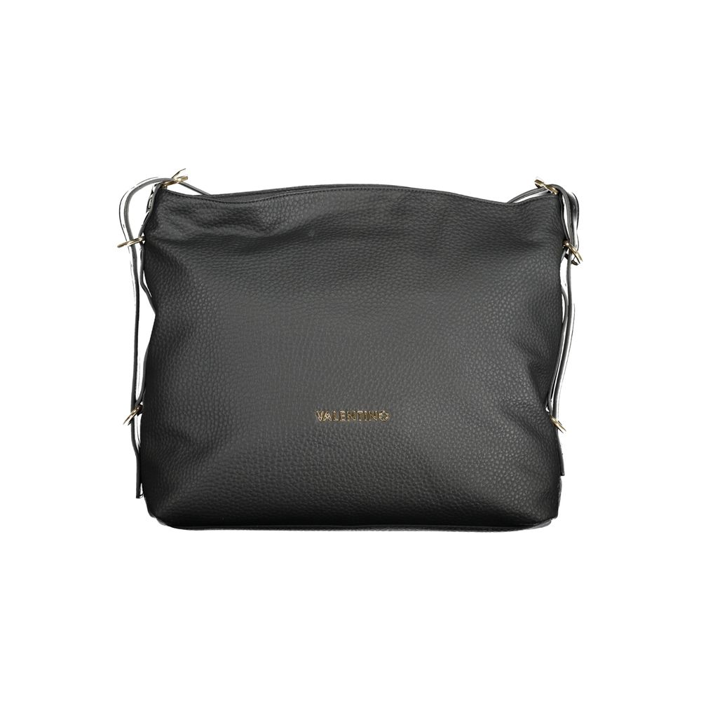 Mario Valentino Black Polyurethane Women Handbag - ClickThatClicks 