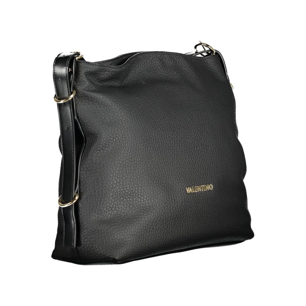 Mario Valentino Black Polyurethane Women Handbag - ClickThatClicks 