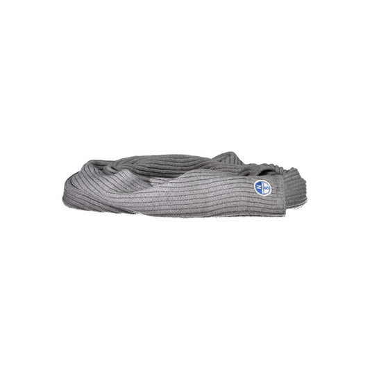 North Sails Grigio Cotton Men Scarf