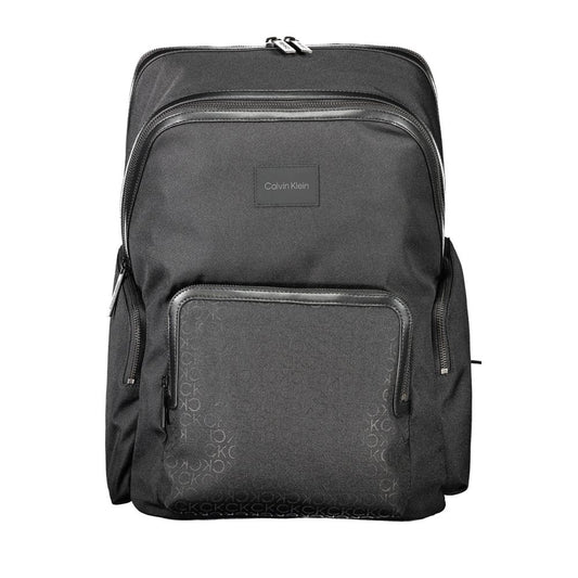 Calvin Klein Black Polyester Men's Backpack - ClickThatClicks 
