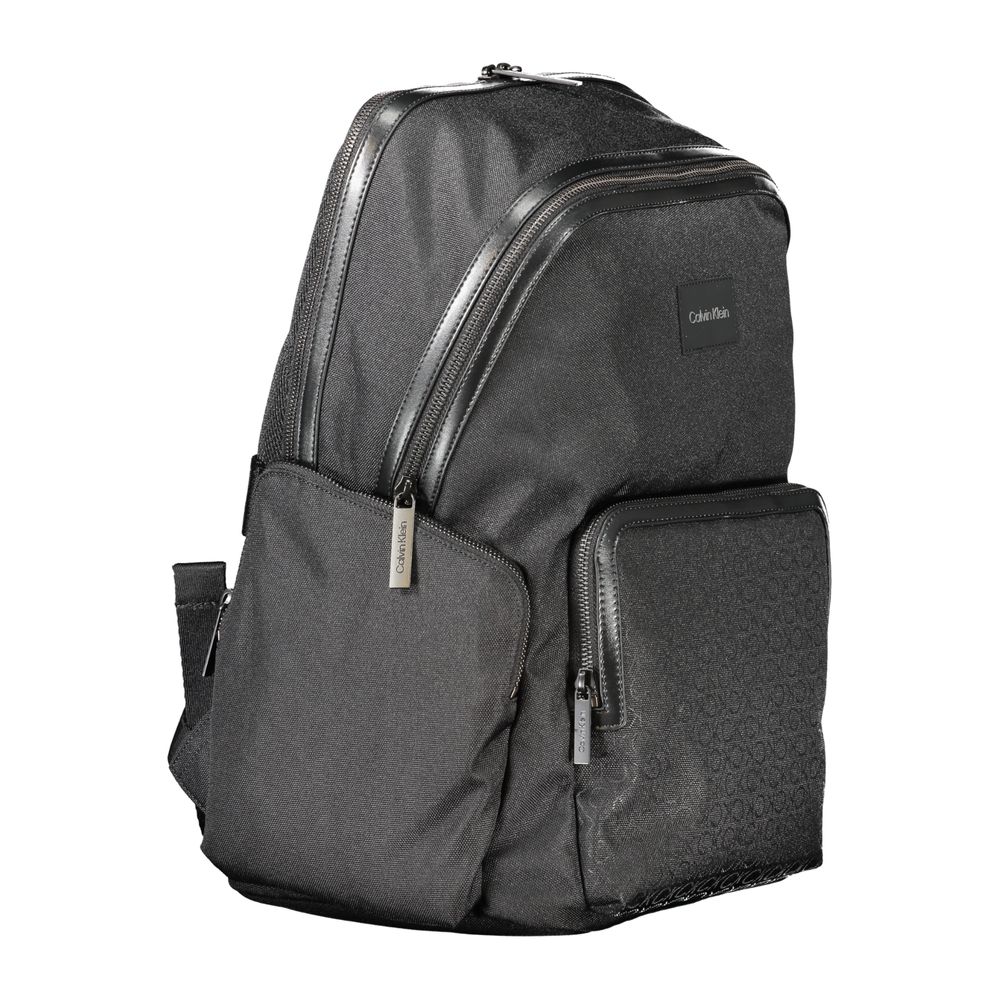 Calvin Klein Black Polyester Men's Backpack - ClickThatClicks 