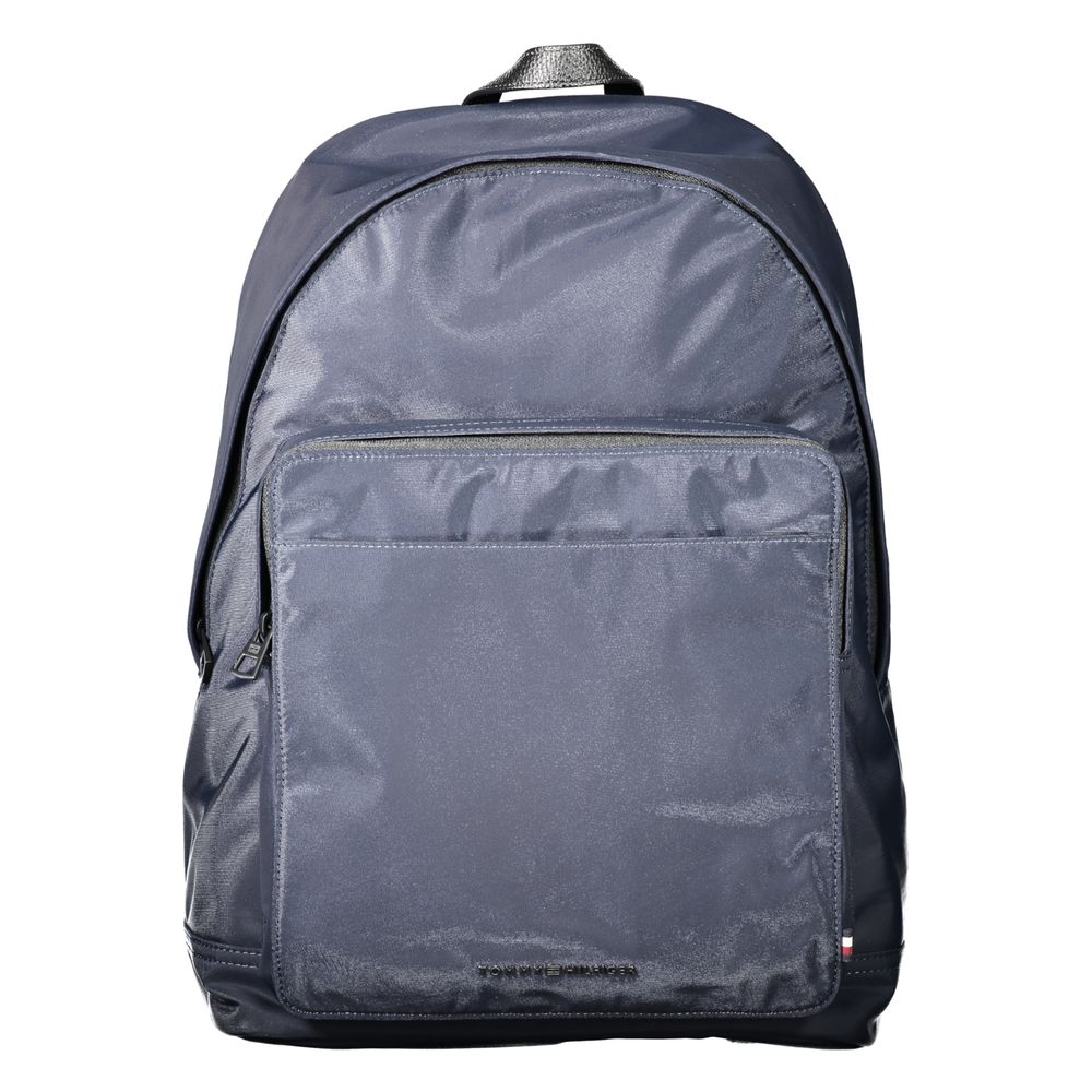Tommy Hilfiger Blue Polyester Men Backpack - ClickThatClicks 