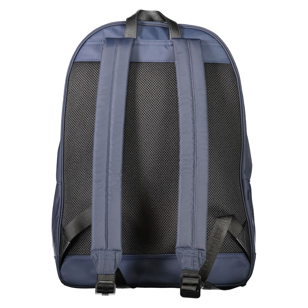 Tommy Hilfiger Blue Polyester Men Backpack - ClickThatClicks 