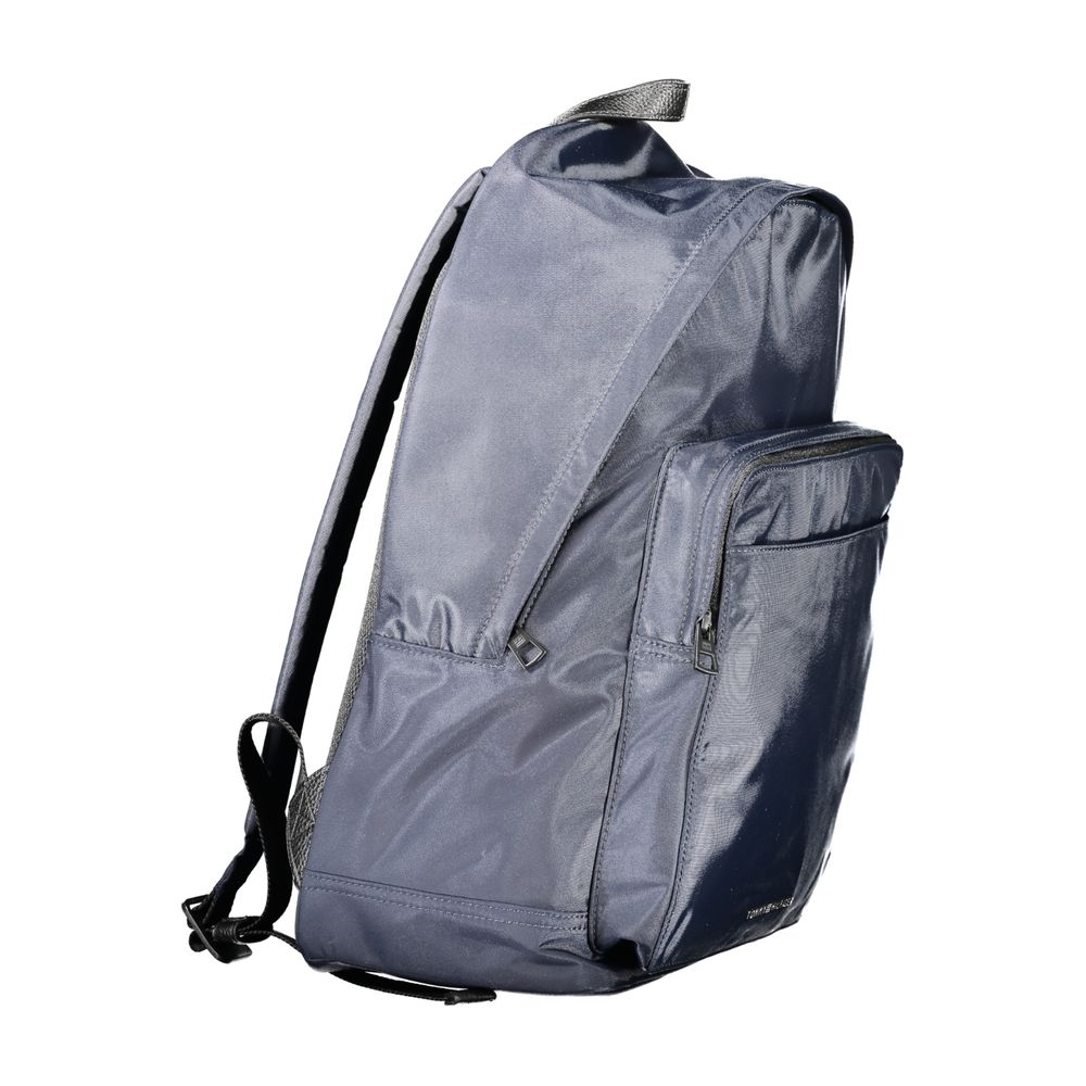 Tommy Hilfiger Blue Polyester Backpack - ClickThatClicks 