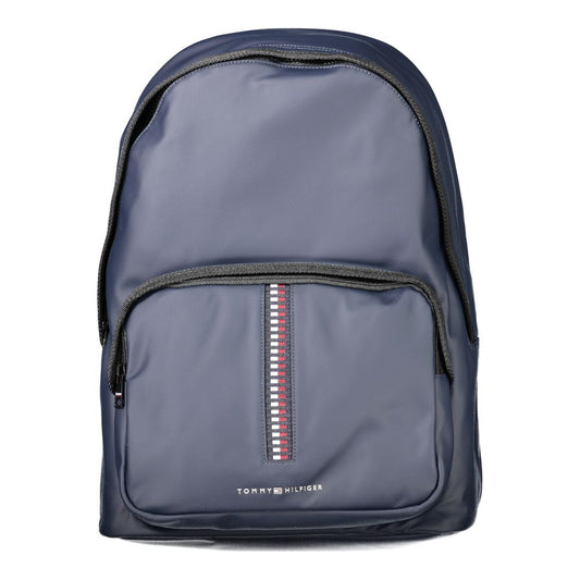 Tommy Hilfiger Blue Polyurethane Men's Backpack - ClickThatClicks 