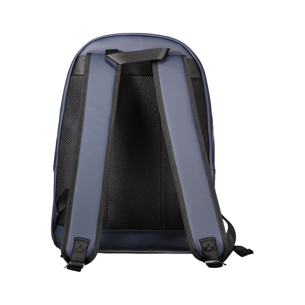 Tommy Hilfiger Blue Polyurethane Men's Backpack - ClickThatClicks 