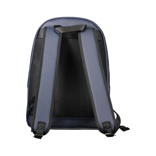 Tommy Hilfiger Blue Polyurethane Men's Backpack - ClickThatClicks 