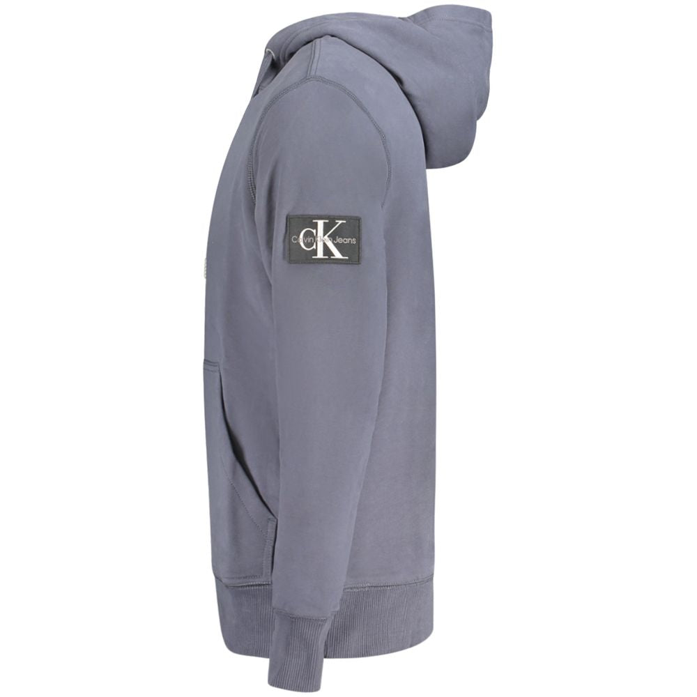 Calvin Klein Blue Cotton Men Sweater - ClickThatClicks 