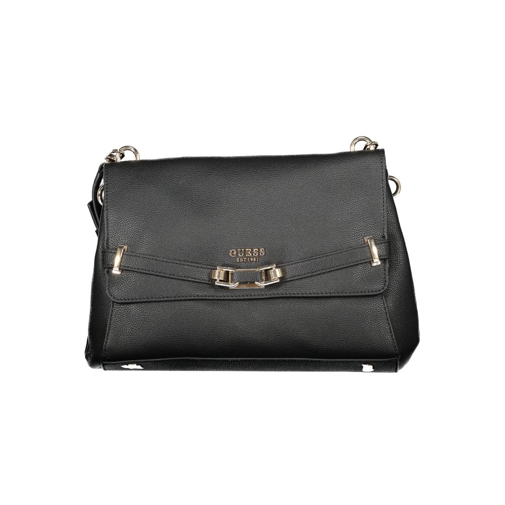 Guess Jeans Black Polyurethane Women's Handbag - ClickThatClicks 