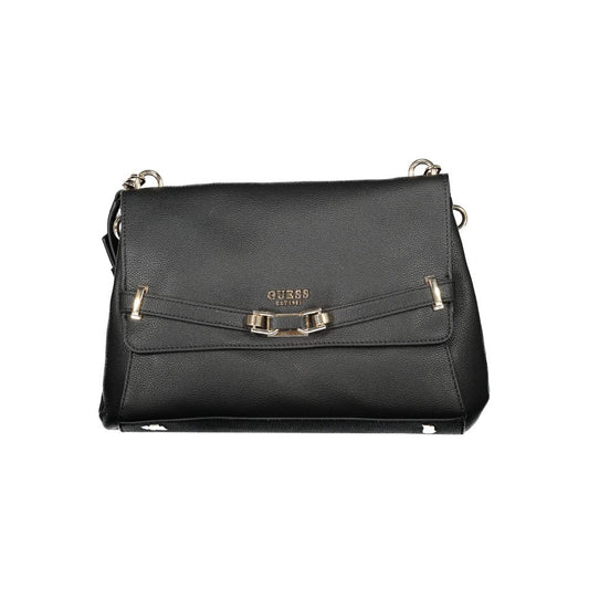 Guess Jeans Black Polyurethane Women's Handbag - ClickThatClicks 