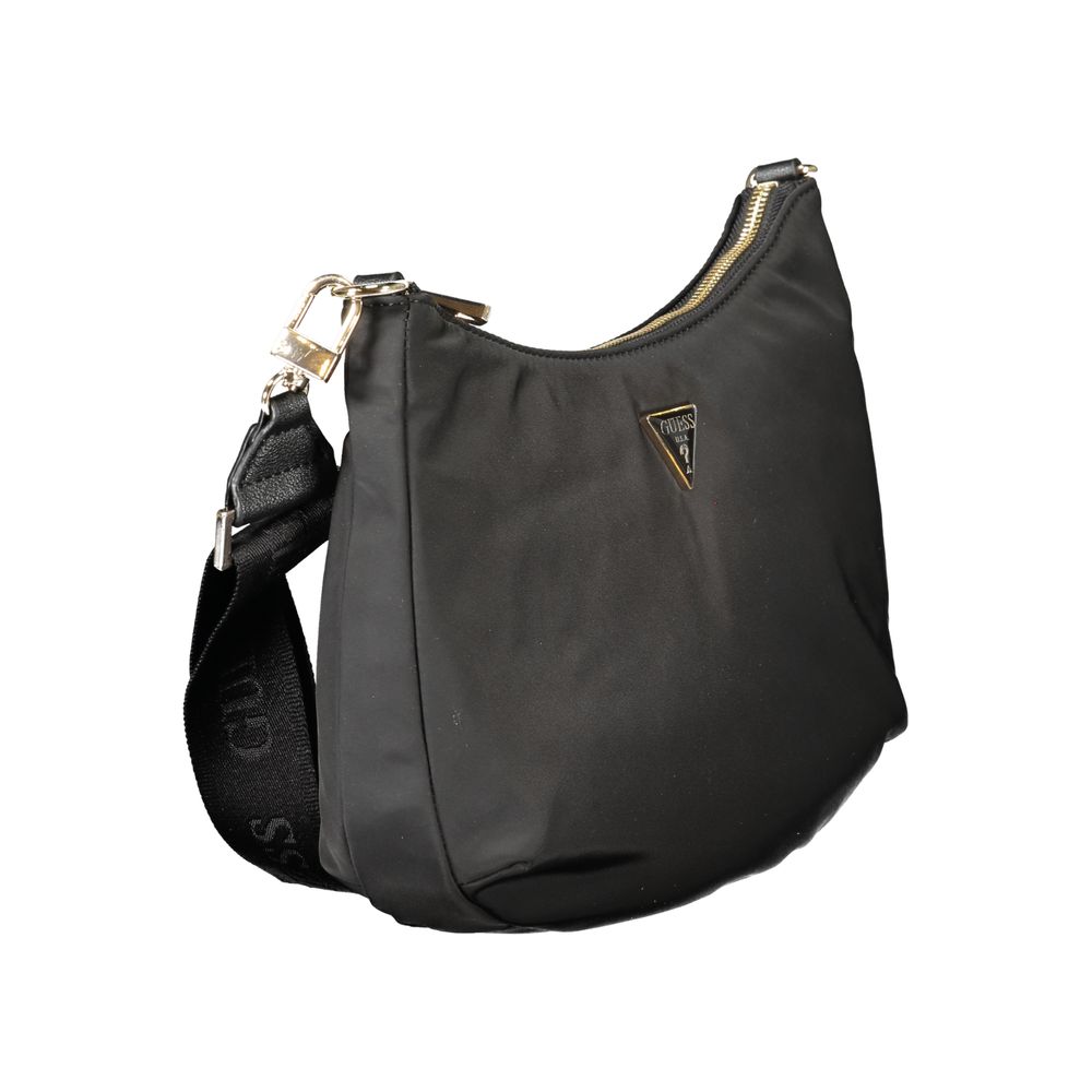 Guess Jeans Black Polyester Women Handbag - ClickThatClicks 