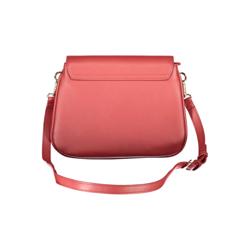 Mario Valentino Rosso Polyurethane Women Handbag - ClickThatClicks 