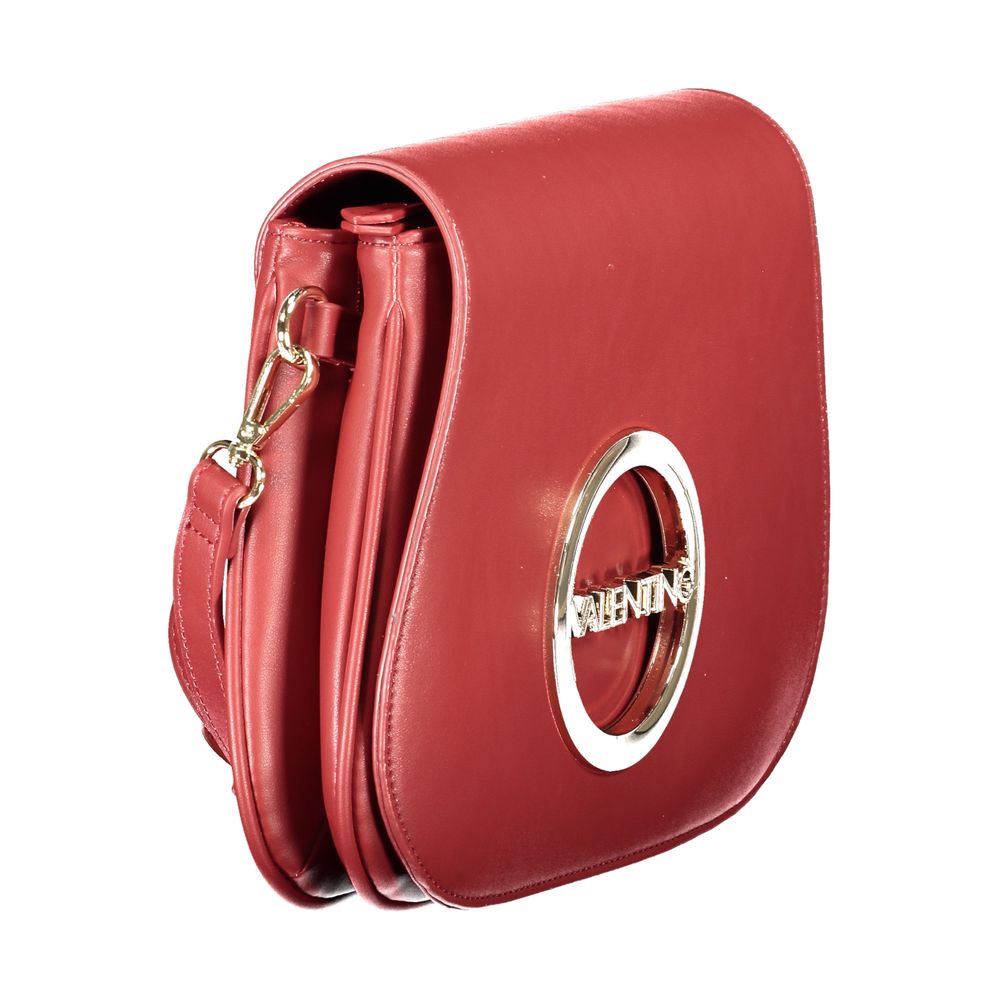 Mario Valentino Rosso Polyurethane Women Handbag - ClickThatClicks 