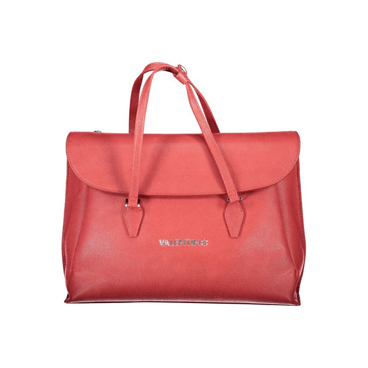 Mario Valentino Red Polyurethane Women Handbag - ClickThatClicks 